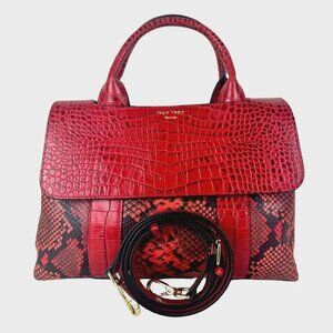 Women’s Handbag Designer Italian Leather – Bianca Red